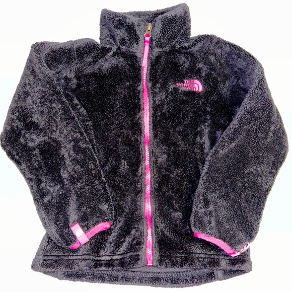 Youth XXS (5) Black Fleece North Face zip up jacket - Picture 1 of 5